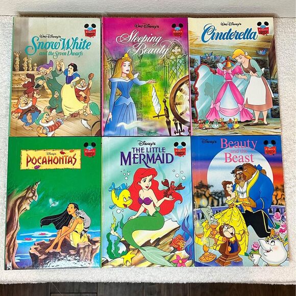 Disney Wonderful World of Reading Vintage Hardcover Books NEW Never Used Ea Lot - Picture 4 of 7